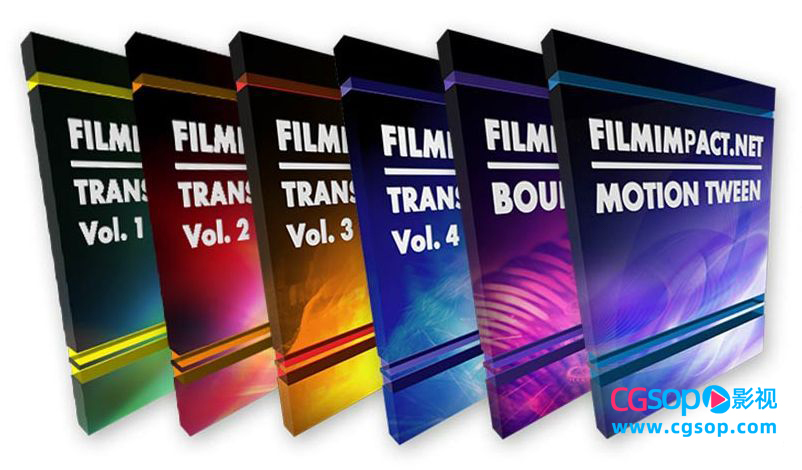 中文汉化版-六套视频特效转场PR插件包FilmImpact Transition Packs