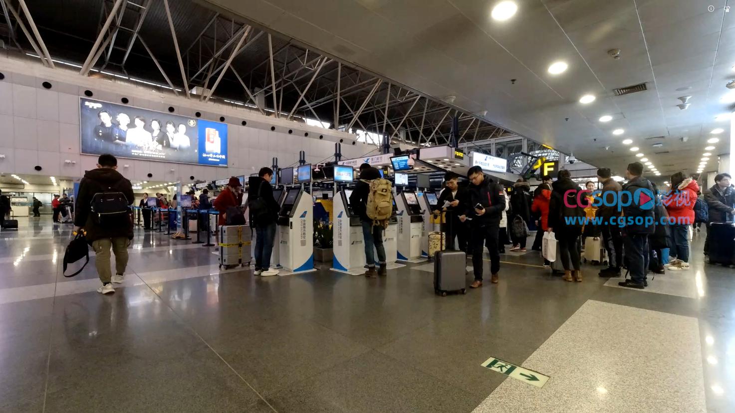 北京国际机场取票处延时
