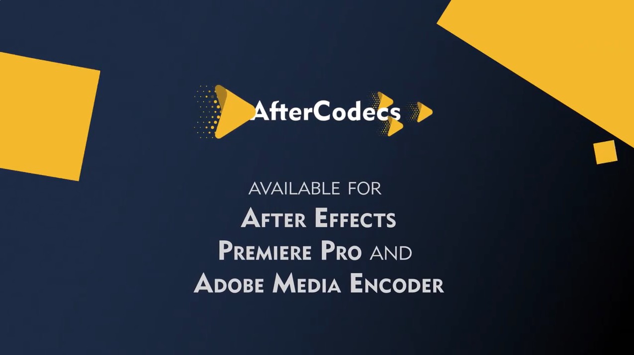 特殊编码加速输出渲染AE/PR/AME插件 AfterCodecs v1.10.10 Win/Mac