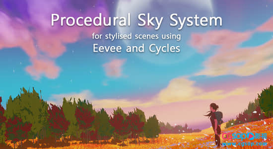 Blender插件-完全程序化天空系统 Procedural Sky System v0.2.2