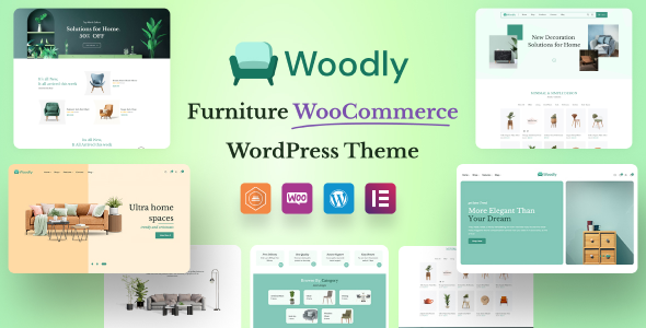 Woodly - Animated Furniture and Craft WooCommerce主题